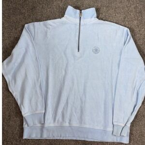 Gear For Sports Quarter Zip Pullover Large Light Blue Inn on Biltmore Estate